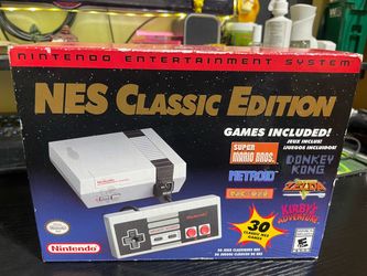 Authentic Nintendo Classic Edition NES Mini Game Console Brand New Has Box Wear
