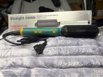 Hair straightener bush
