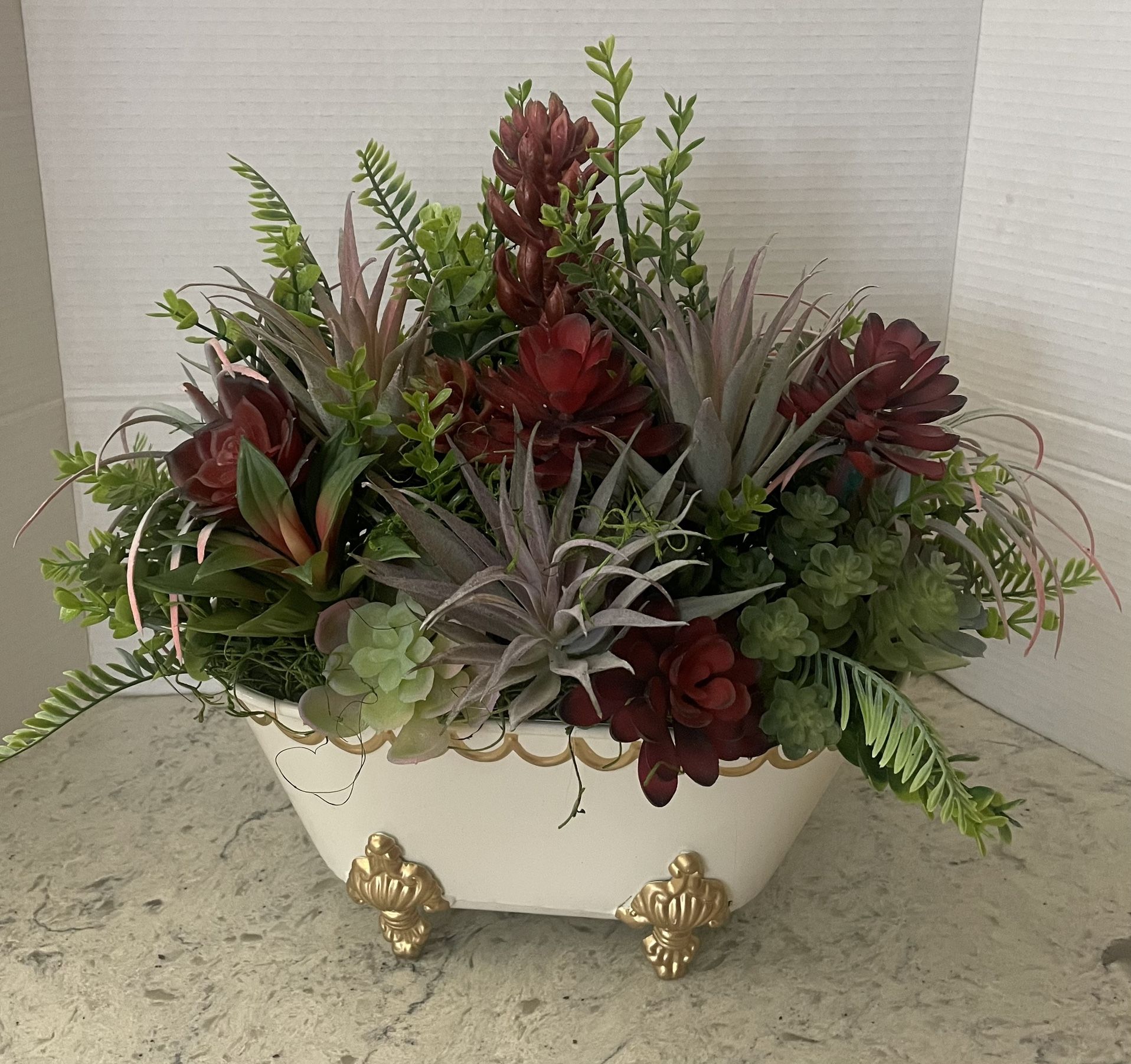 Succulent centerpiece