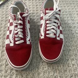Vans Old School Check 7.5 Mens / 9 W 