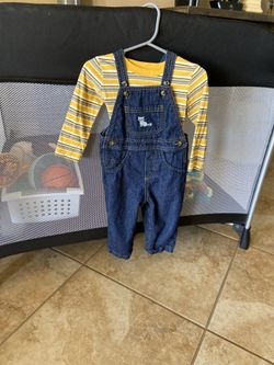 Carter’s 12 month Boy Overall Set