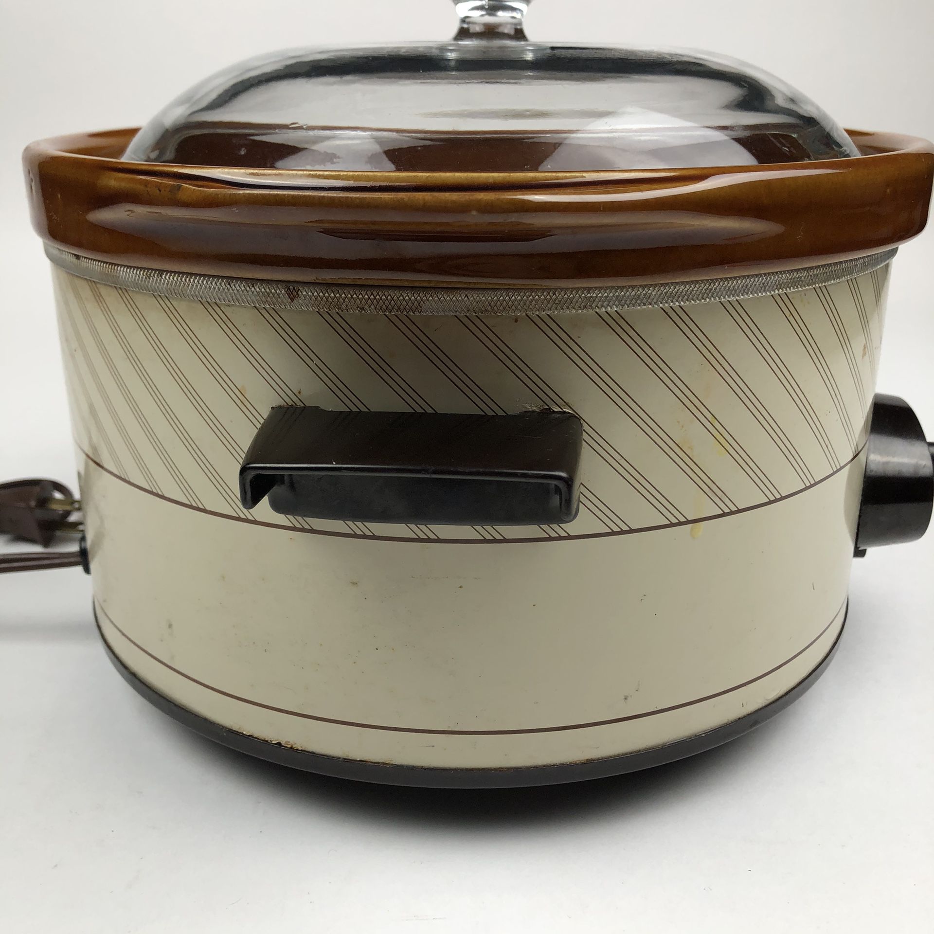 EUC VINTAGE RIVAL 3150/1 3.5 QT. SLOW COOKER CROCK POT MADE IN USA VERY  CLEAN