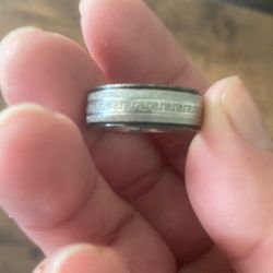 Stainless Steel Engagement Ring 