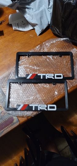 TRD Lisence Plate