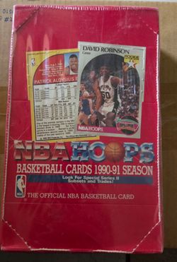 NBA HOOPS Basketball Cards 1990-91 Season Box Sealed