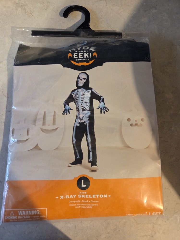 X ray skeloton costume 