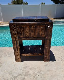 Custom Wood Cooler