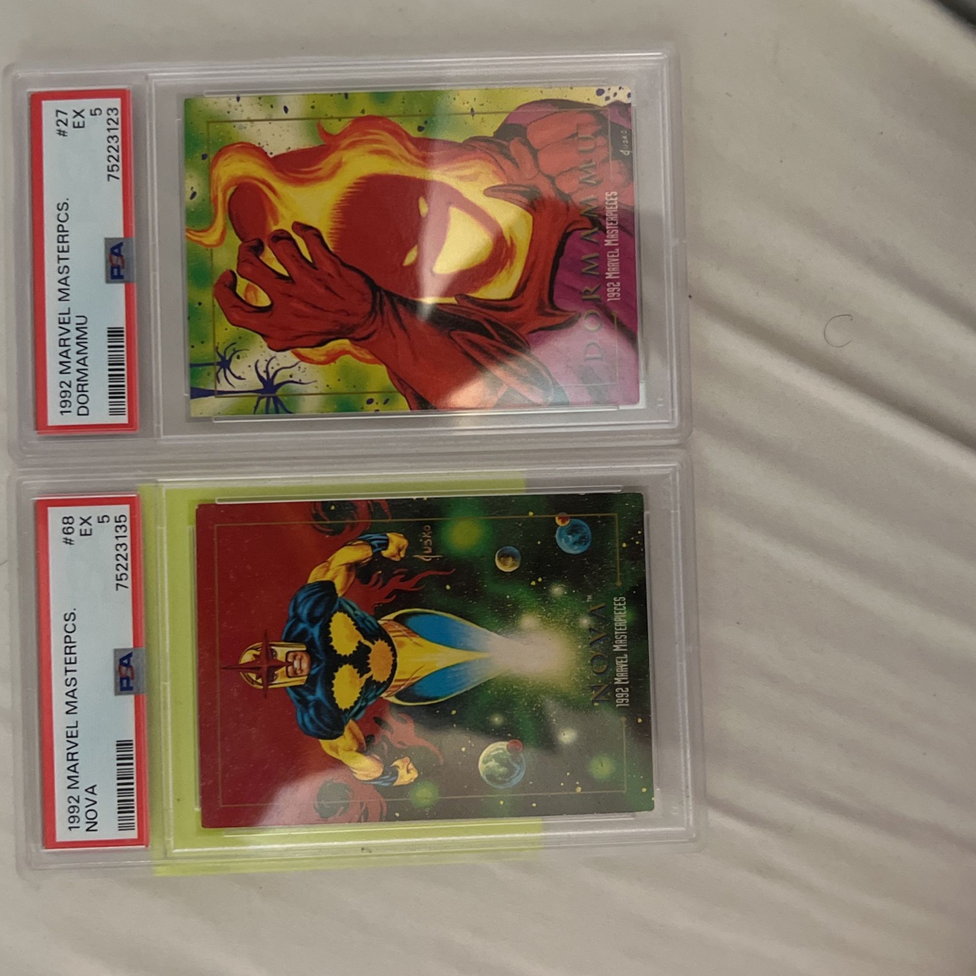 Two Marvel 1992 Psa 5