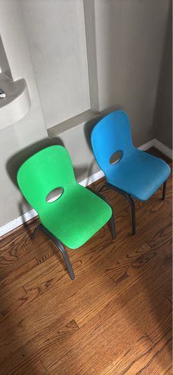 Kids Plastic Chairs Set of 2