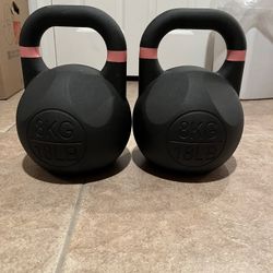 18lb Competition Kettlebell Set Pair 8kg