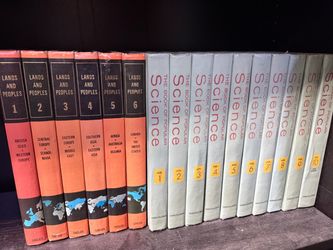 Grolier Lands and Peoples & Book of Popular Science Sets