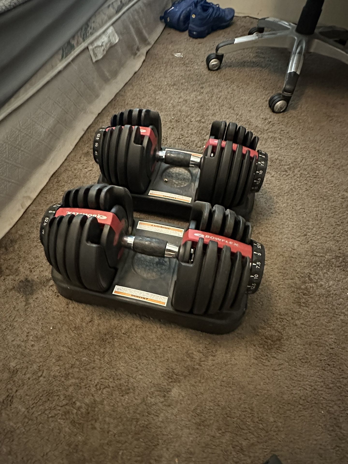 Bowflex Adjustable Dumbbells From 5lbs-52.5lbs