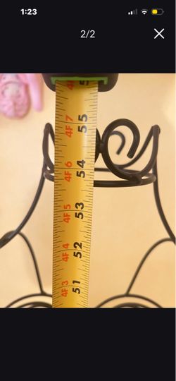 Black Wrought Iron Decorative Stand