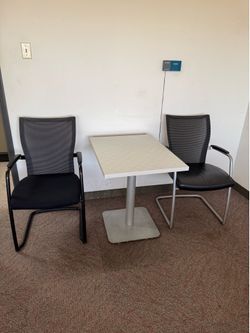 Office table + chairs