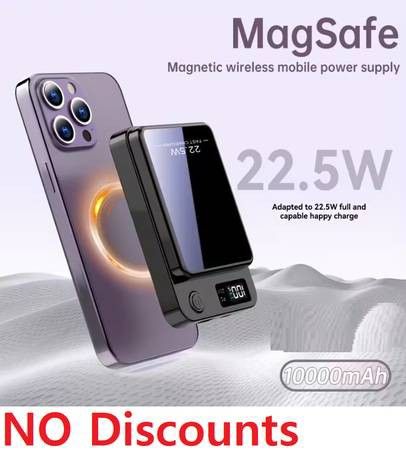 (NEW) Wireless Magnetic Power Bank 10000 mAh PD 20W