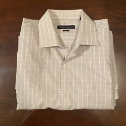 Vince Camuto Button Shirt Size 16 Men (No Tags)