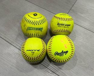 4 Softballs for Sale