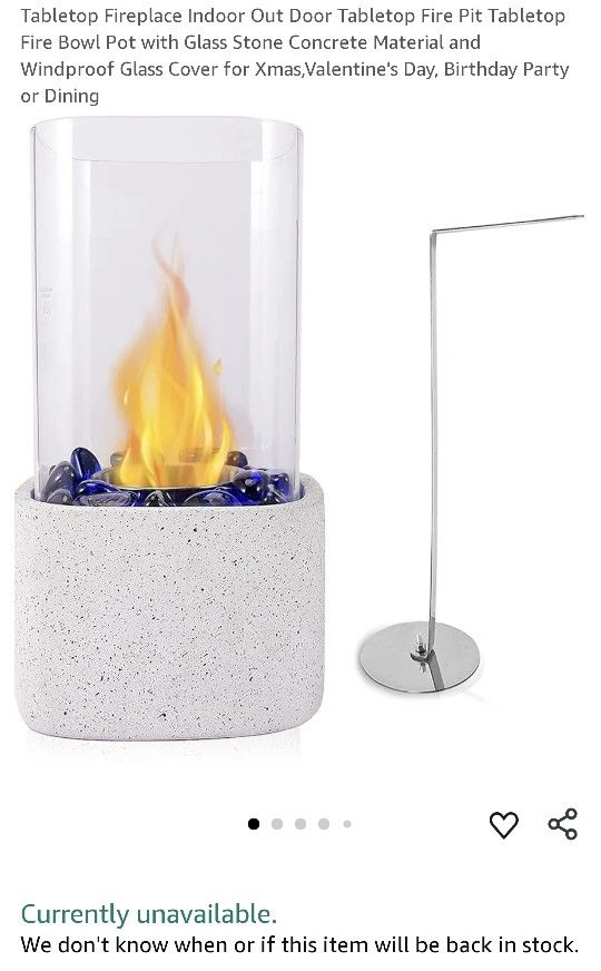 kingsea Tabletop Fire Pit,