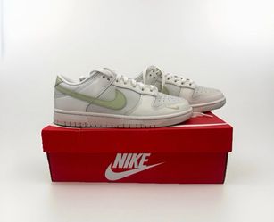 Women's Nike Dunk Low Shoes Sneakers - Phantom Bone Olive Aura - Size 7.5