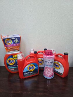Tide Bundle with Downy Beads in wash scent booster for $75