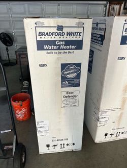 Bradford White 50 gallon water heater natural gas
