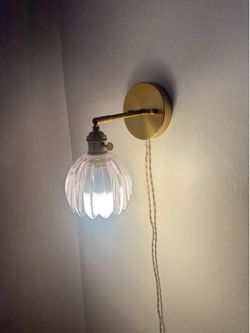 2 Plug-in Wall Sconces