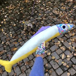 Handmade Sardine Pillow