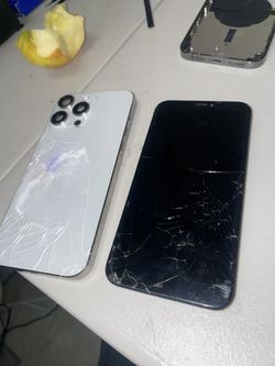 iPhone 11 12 Cracked 13 Pro Max Replacement Screen 14 Back Glass Housing Frame 16 Pro Plus