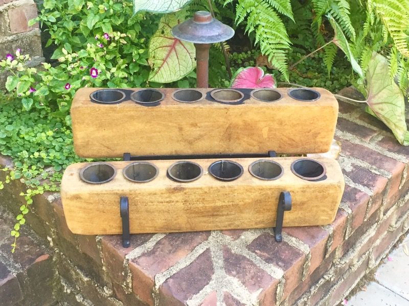 Wooden Sugar Molds for Fireplace