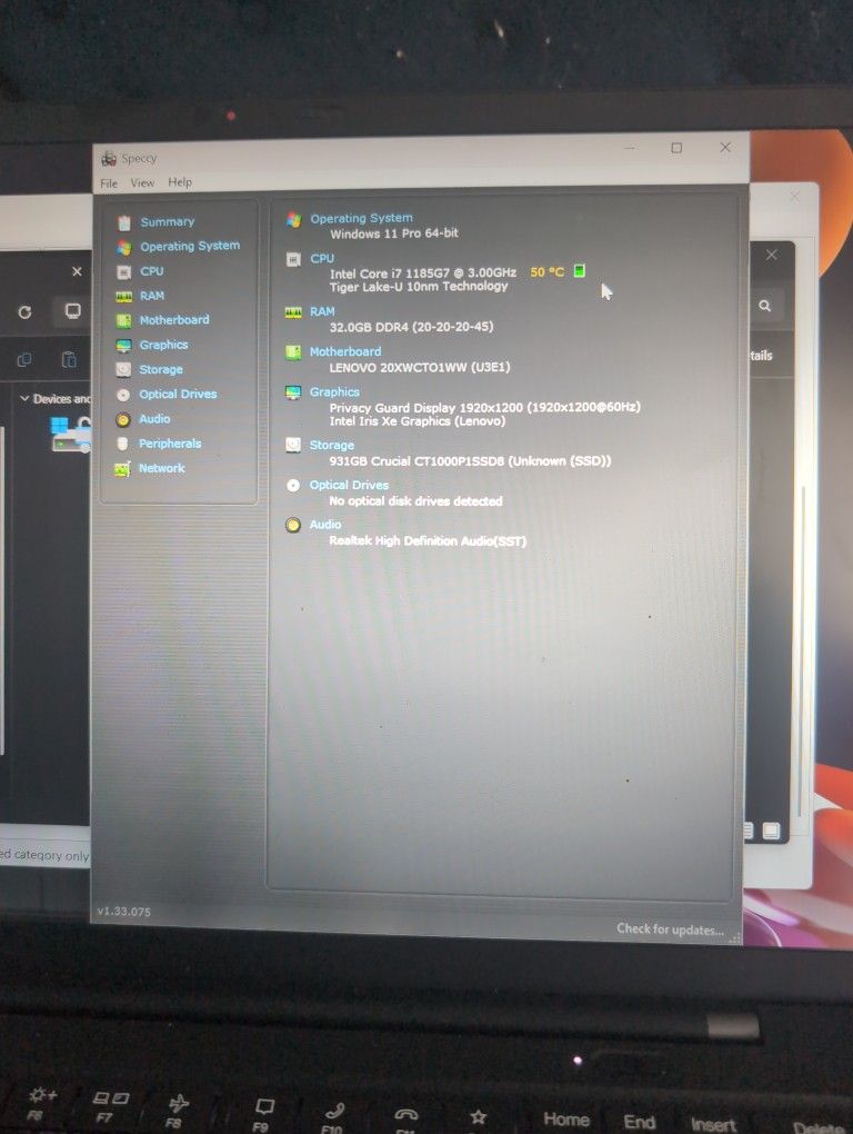 Lenovo Thinkpad X1 Carbon Gen 9 14" With Touchscreen
