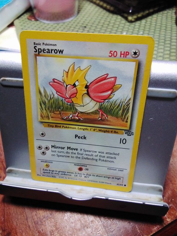 95-2000 Pokemon Spearow 62/64