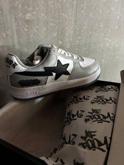 BAPE Bapesta Low-Top Sneakers White Black
