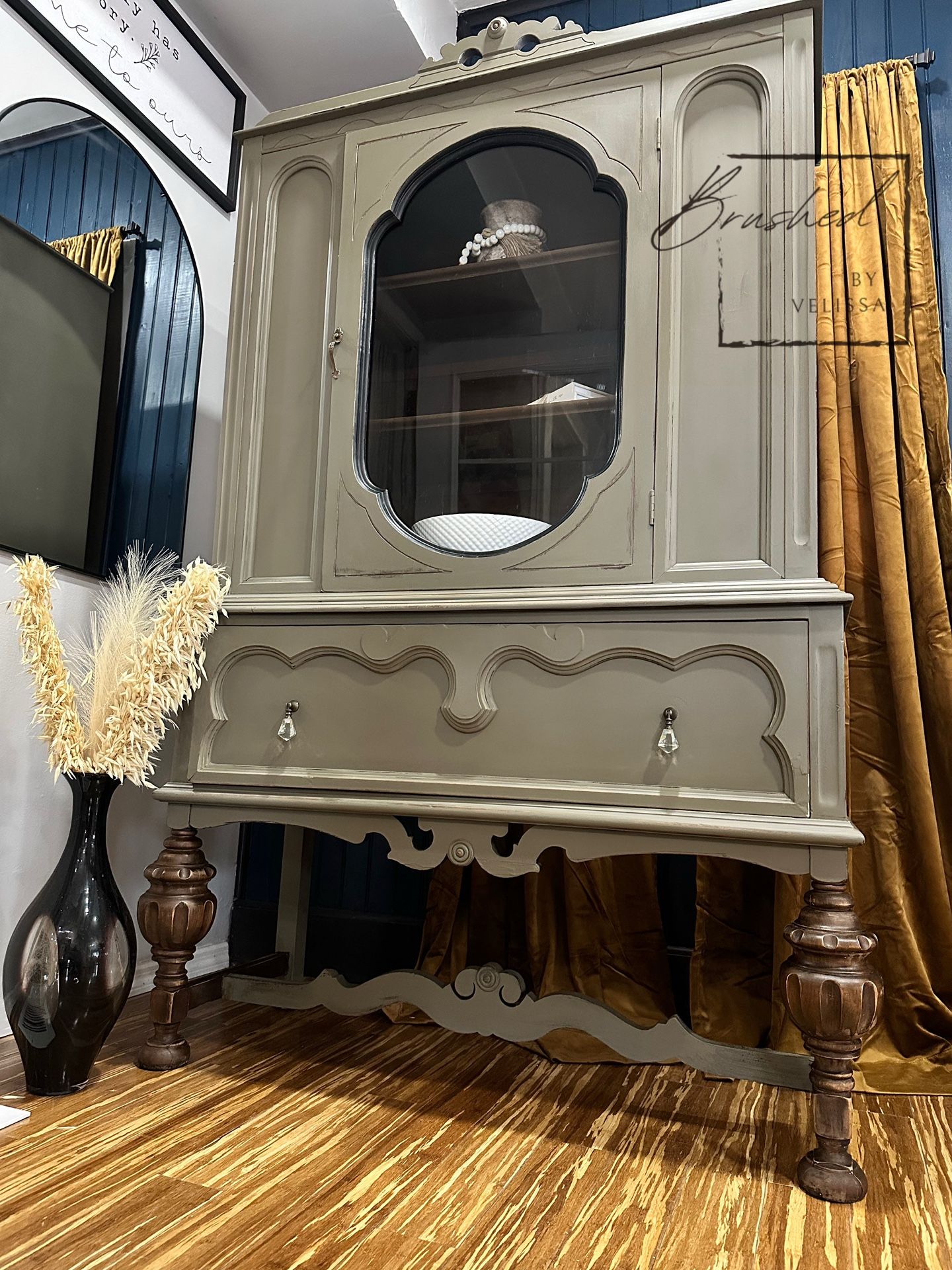 Restored Antique China Hutch