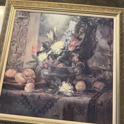 Traditional Flower Wall Art 