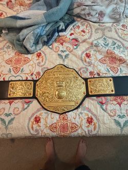 WWE WWF BIG GOLD HEAVYWEIGHT CHAMPIONSHIP TITLE