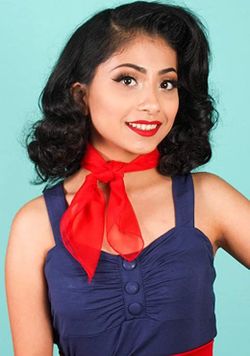 Sidecca Red Mini Scarf