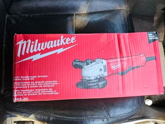 11 Amp Corded 4-1/2 in. Small Angle Grinder with Lock-On Paddle Switch