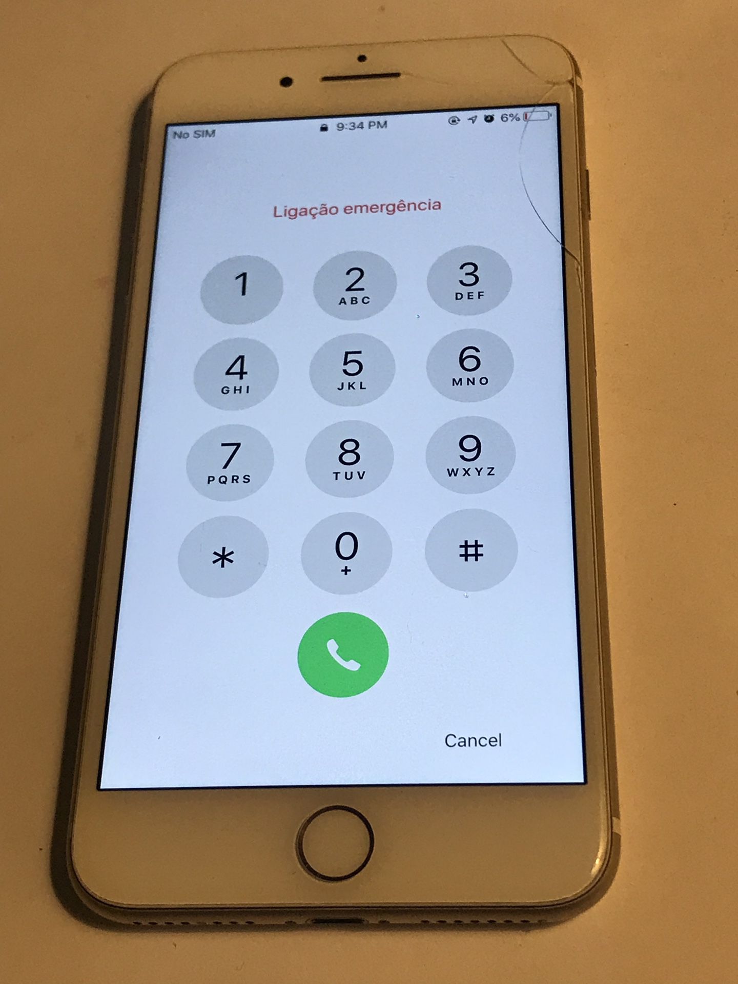 Iphone 7 + gold for parts