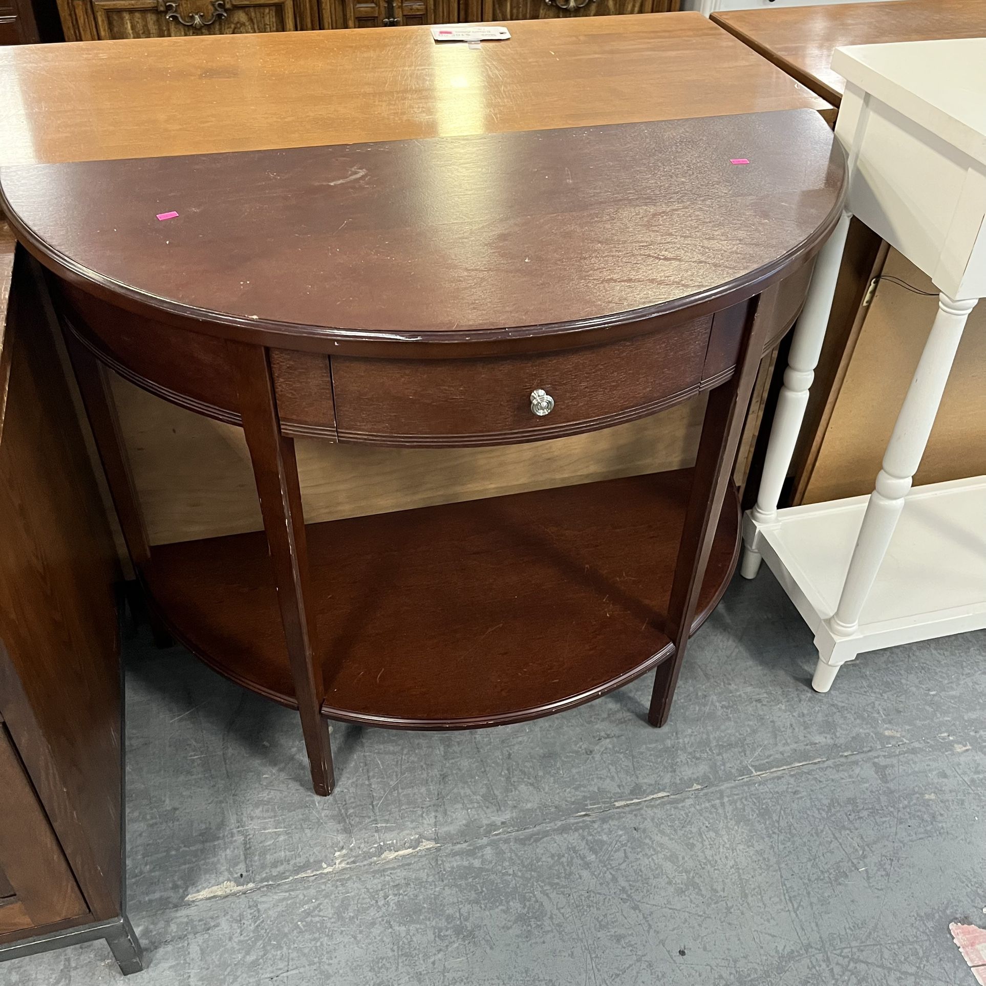 Half Circle Side Table (in Store) 