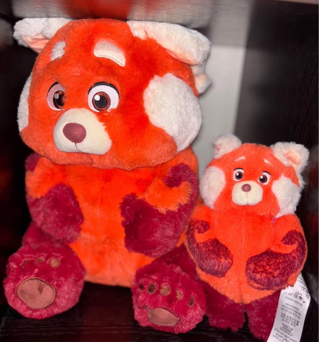 DISNEY RED PANDA PLUSH SET