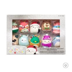 Squish-mallow ornaments 