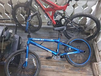 bmx bike and mountain bike