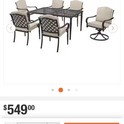 Patio Furniture, Hampton Bay, Laurel Oaks