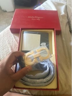 Ferragamo wallet and belt