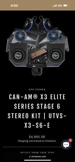 Utv Stereo Stage 6 Elite Kit