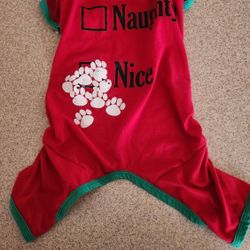 Dog Christmas Tshirt Size Large 