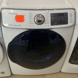 Samsung 7.5 cu. ft. Dryer with Steam in White, ENERGY STAR