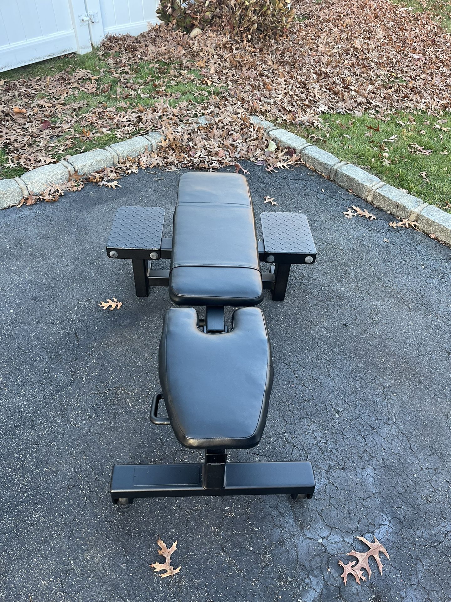 Commercial-Grade ProMaxima Adjustable Weight Bench w/ Spotter Stand