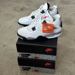 Jordan 4 OG Retro -  White Cement - Men’s 10.5, 11