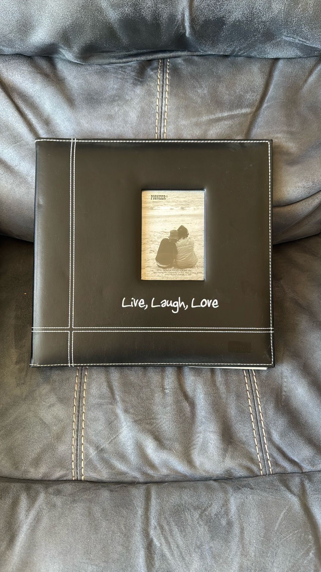 New Pioneer EZ Load 12” x 12” Live Laugh Love Memory Photo Picture Scrapbook Album Book